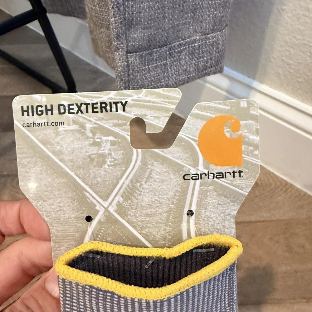 Carhartt Gloves Mens Medium knit Grip Work High Dexterity Non Slip discontinued